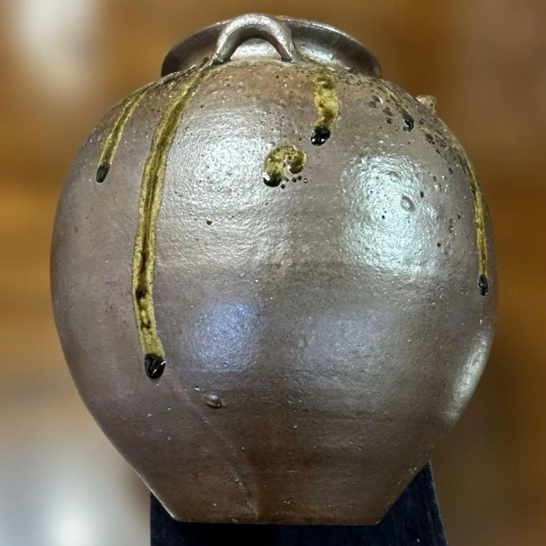 425【未使用美品】丹波立杭焼 花器 陶器 コレクション 伝統工芸 壺 甕