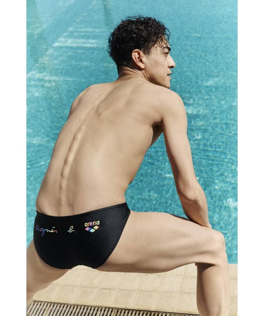 agnes b. x arena トレーニング リミック スイムウェア2枚セット