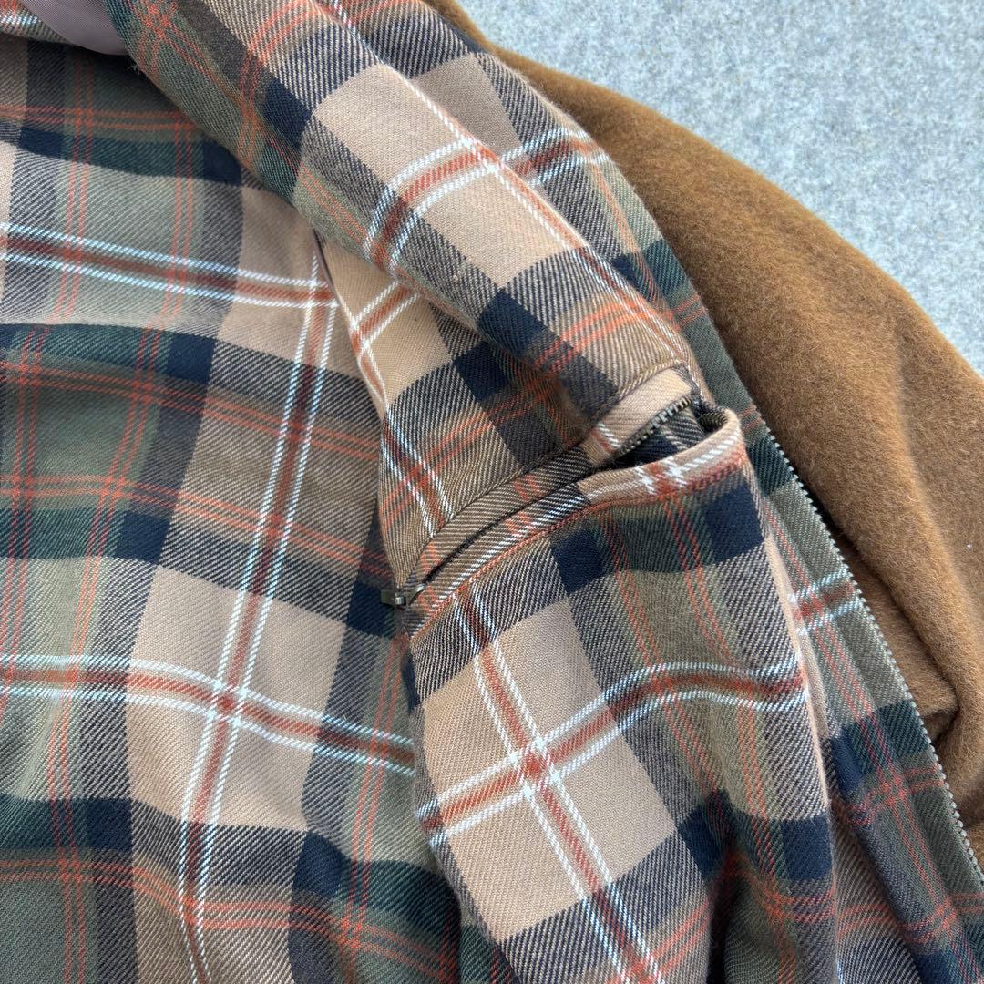 90’s vintage ウールブルゾン ブラウン 短丈 アメカジ カジュアル