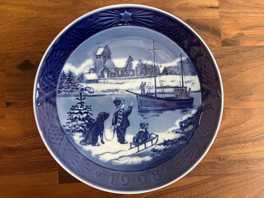 ロイヤルコペンハーゲン イヤープレート1998年　クリスマスプレート