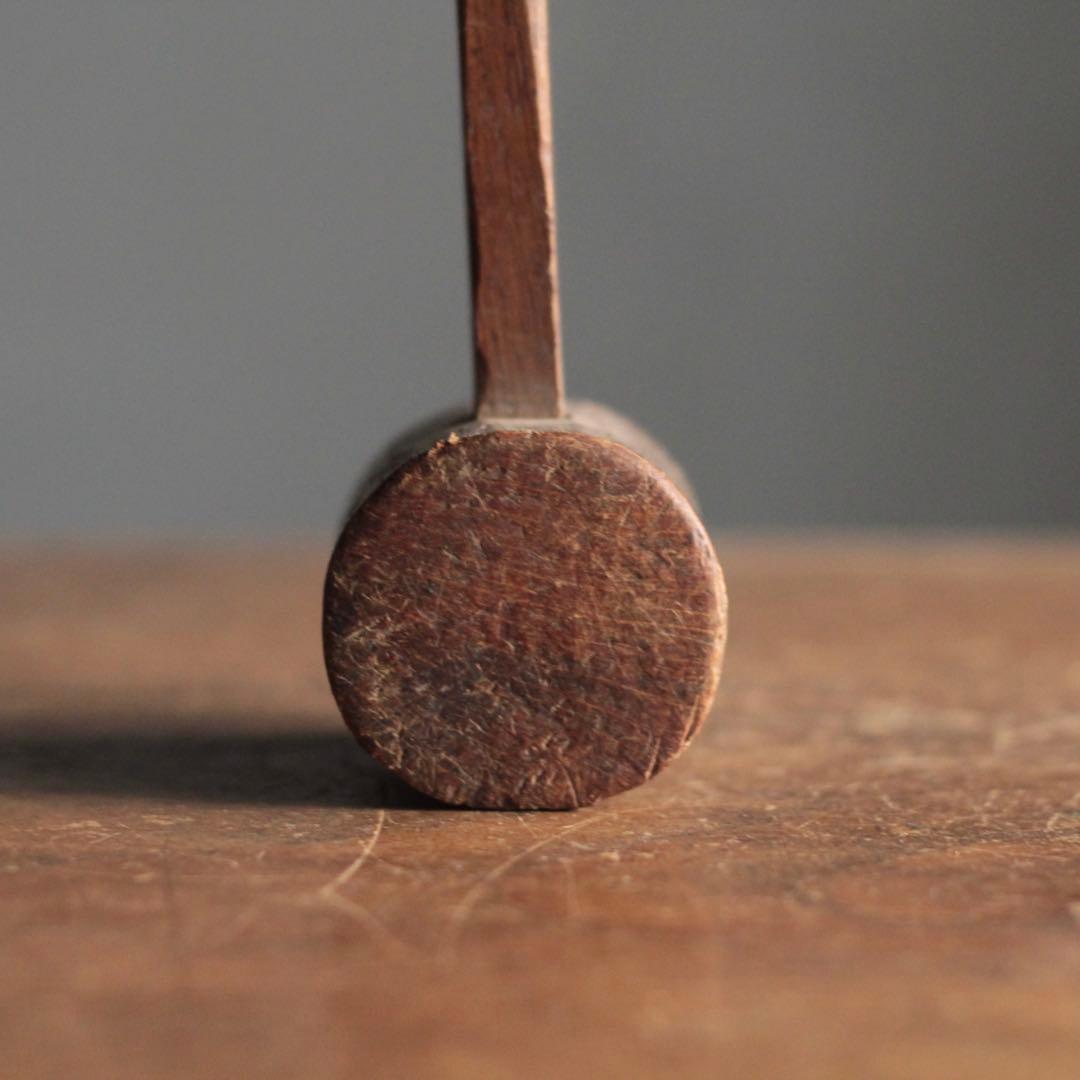 古い 佳き木肌 木鎚 古道具 アンティーク オブジェ