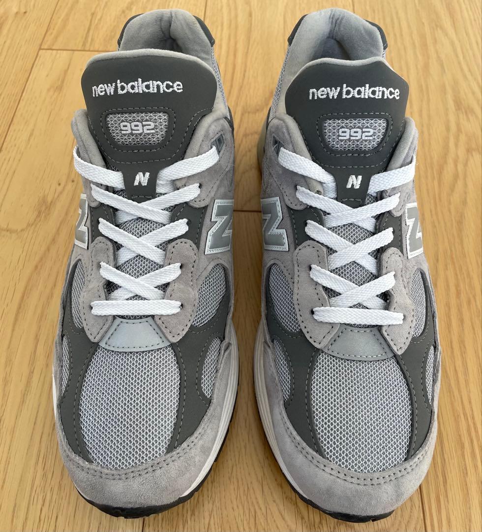 靴 New Balance 992 U992GY gray