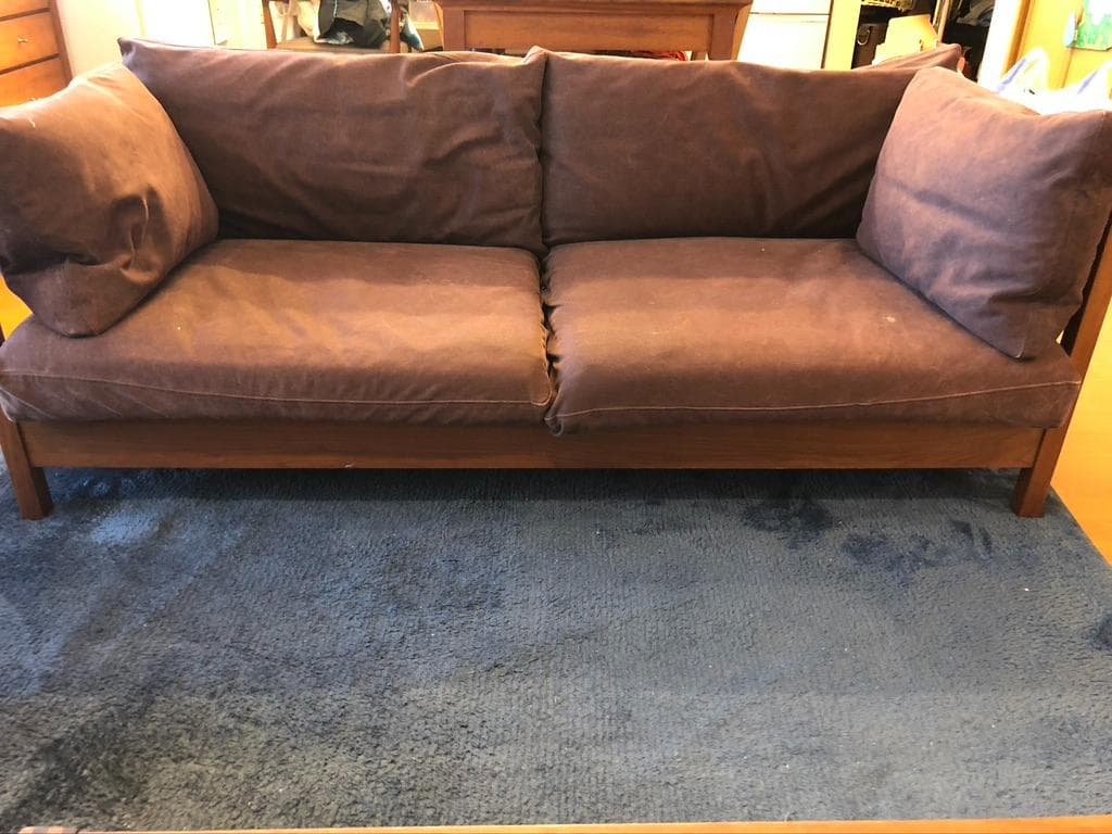 【値下げ】広松木工 RIPOSO161 ソファ ウォールナットマスターウォール