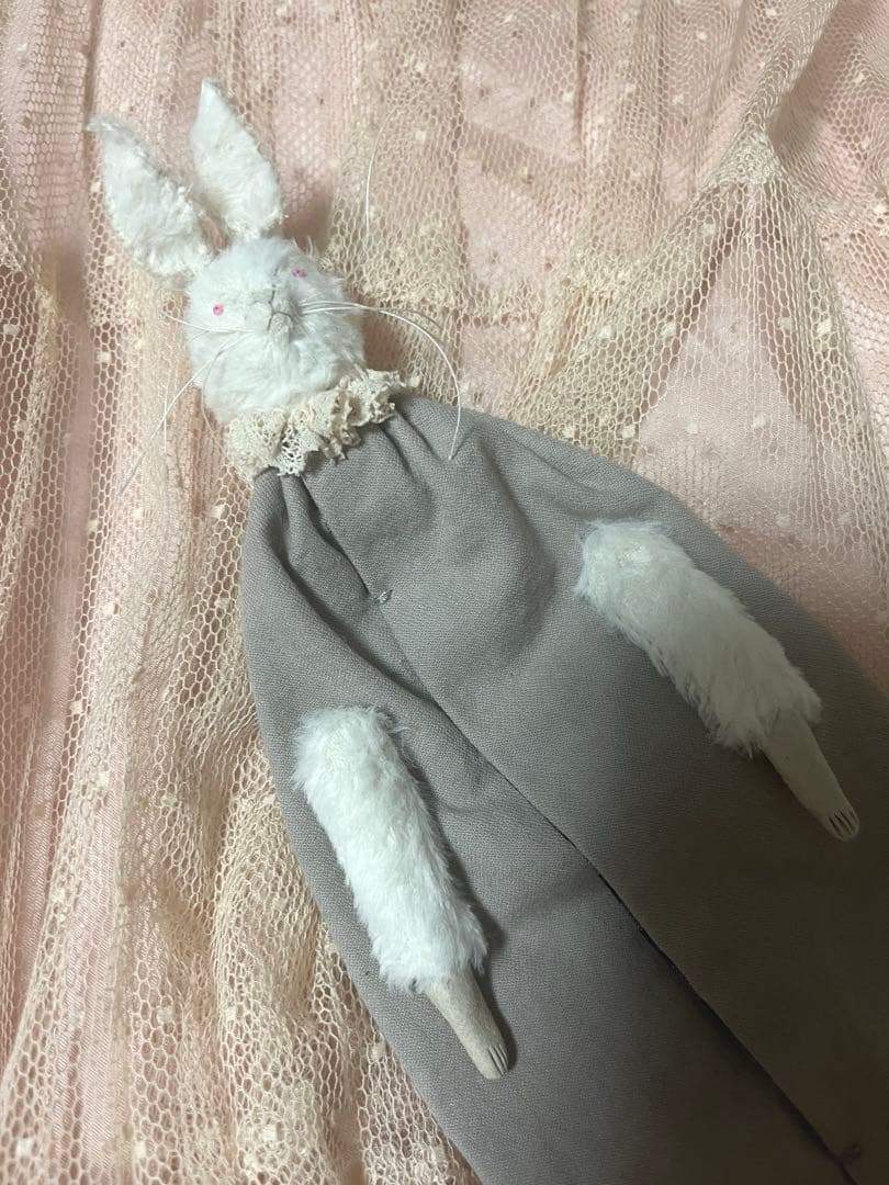 人気作家様　ぬいぐるみ　ポーチ　ティッシュケース　白うさぎ　兎