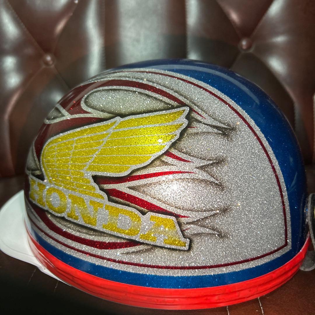 ラメラメ　カスタムコルク半　ホンダ　ファイヤーパターン