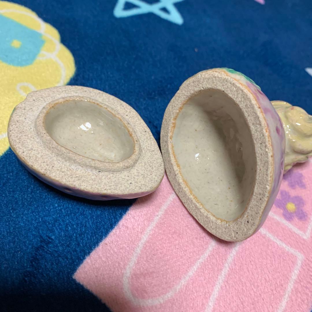 三越購入　作家様　人魚　蓋もの陶器