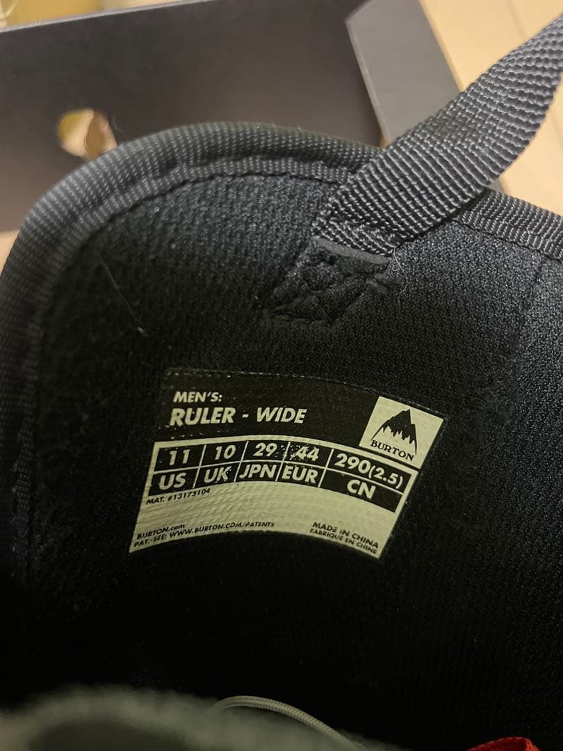 BURTON RULER - WIDE サイズ11(29cm)