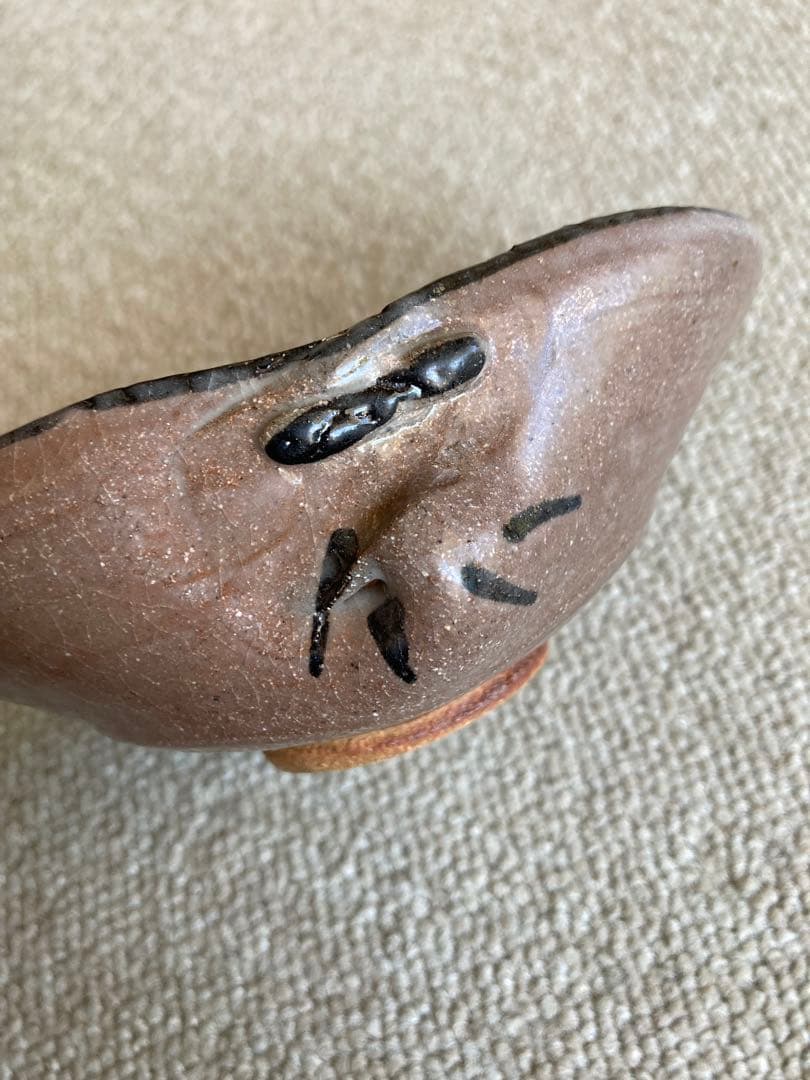 【共箱有り　美品】中里隆 作 唐津焼 絵粉引蛤向付　　5客セット