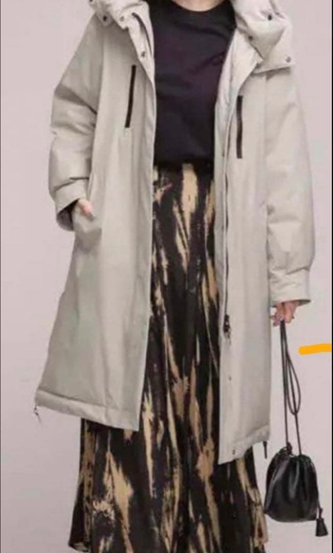 ナノユニバース 西川ダウン ソロテックスダウン36 ロングコート ダウンコート