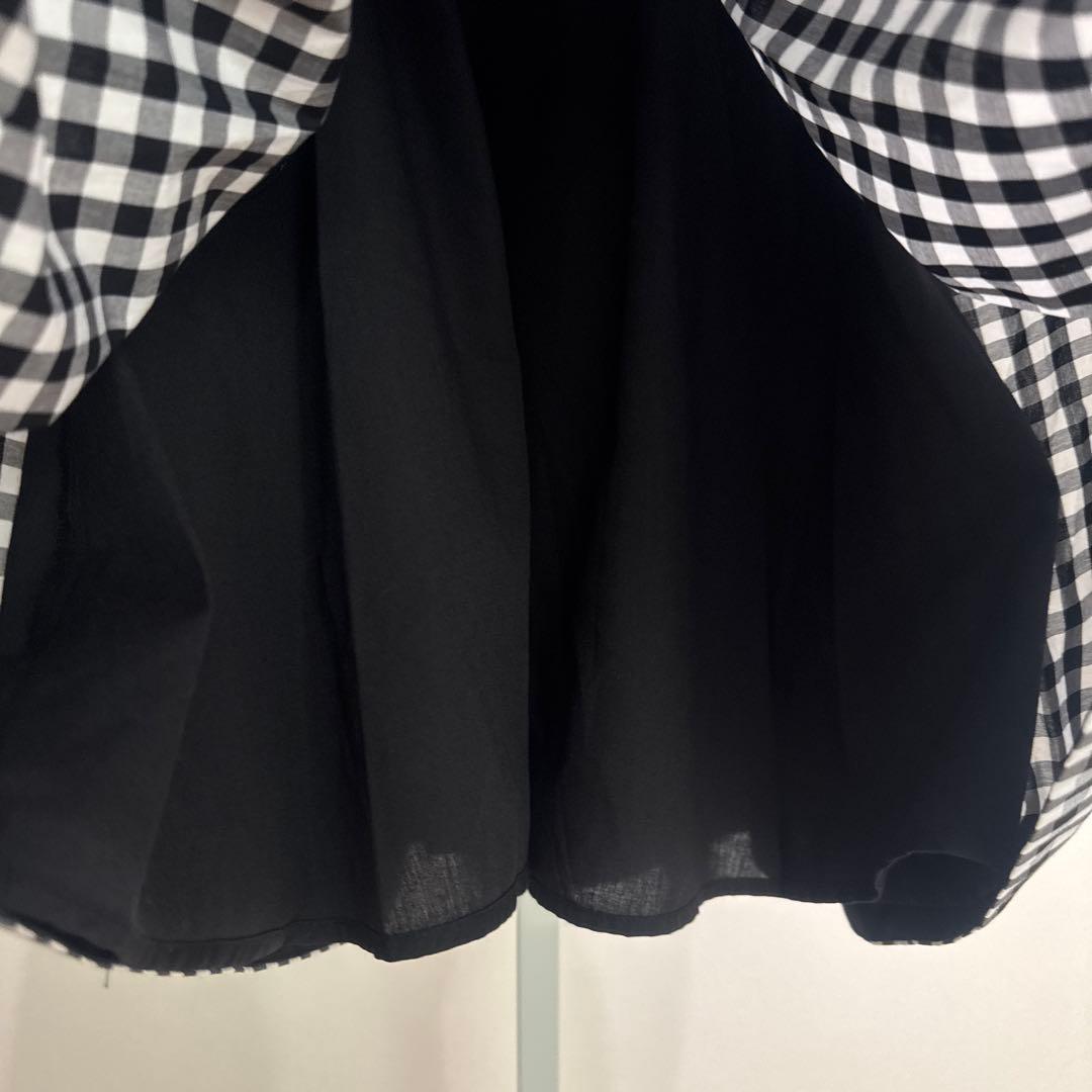 ケイトスペード　ギンガムドッキングチェック ワンピース 半袖　140 新品