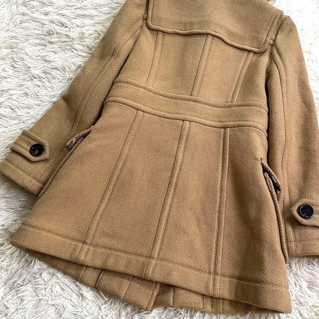 極美品✨バーバリーブルーレーベル ダッフルコート ヘリンボーン ノバチェック M