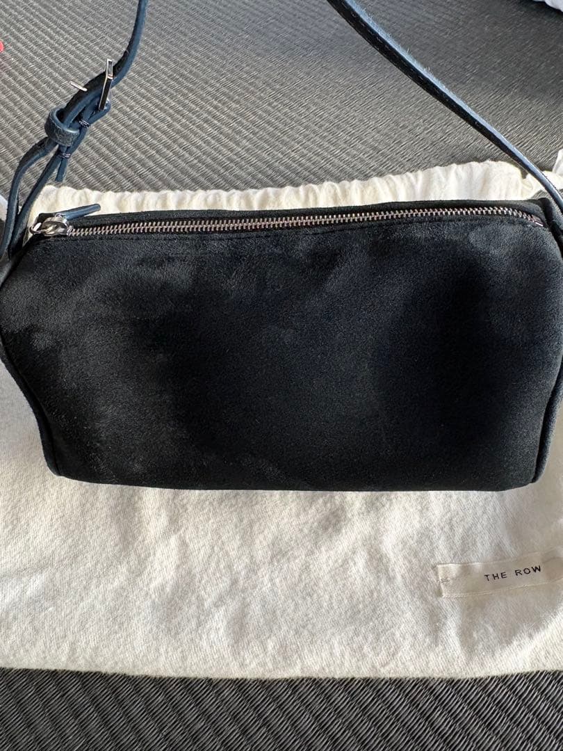 THE ROW 90's ヌバック製バッグ ダークネイビー