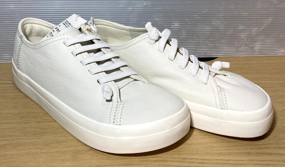 未使用　MUJI Labo × CAMPER　レザースニーカー　27cm　白