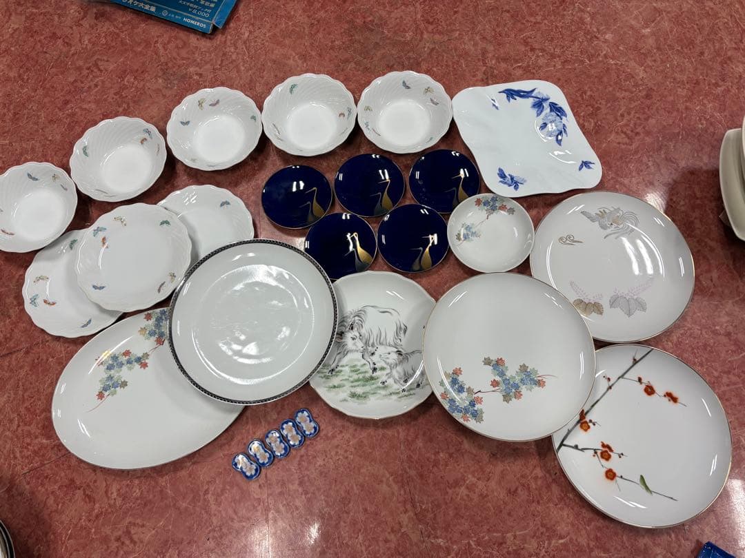 YP0206 深川製磁　食器まとめ売り　皿　小皿　中鉢　大皿　箸置き　有田焼