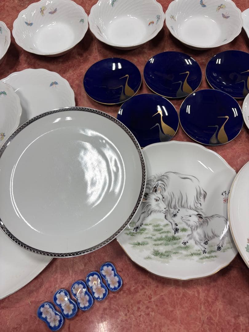 YP0206 深川製磁　食器まとめ売り　皿　小皿　中鉢　大皿　箸置き　有田焼