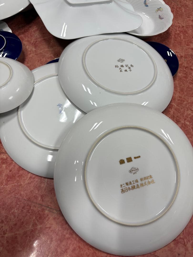 YP0206 深川製磁　食器まとめ売り　皿　小皿　中鉢　大皿　箸置き　有田焼