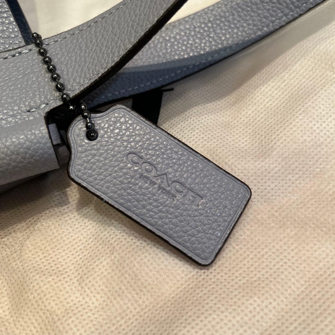 【未使用】COACH トートバッグ　グレー系
