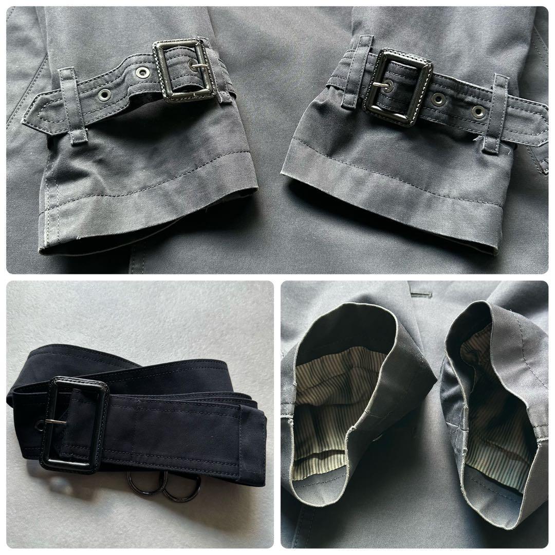 美品 バーバリーブラックレーベル トレンチコート キルティング ライナー L 黒