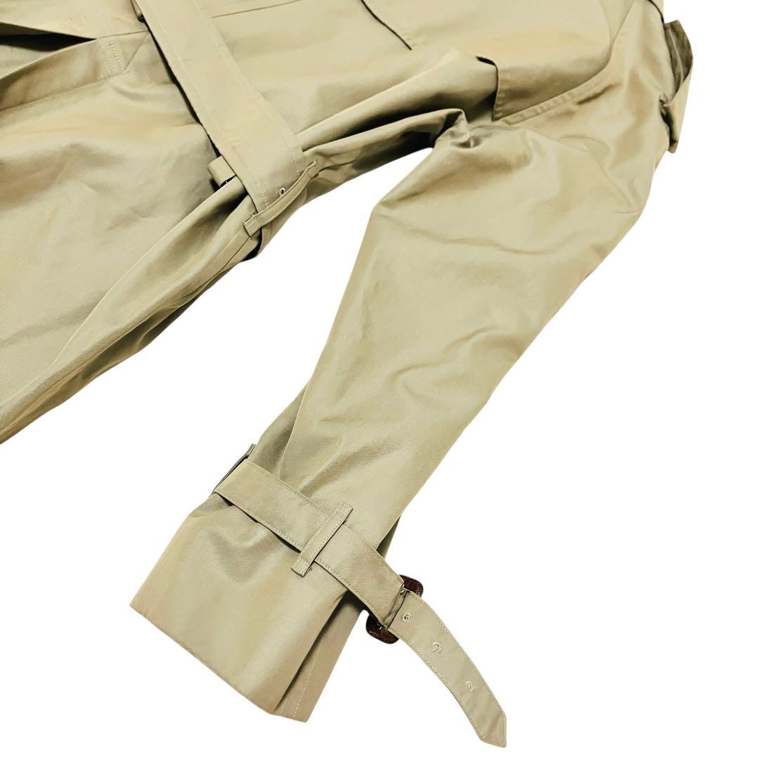 バーバリー トレンチコート ノバチェック 玉虫色 ベージュ マキシ丈　A-3