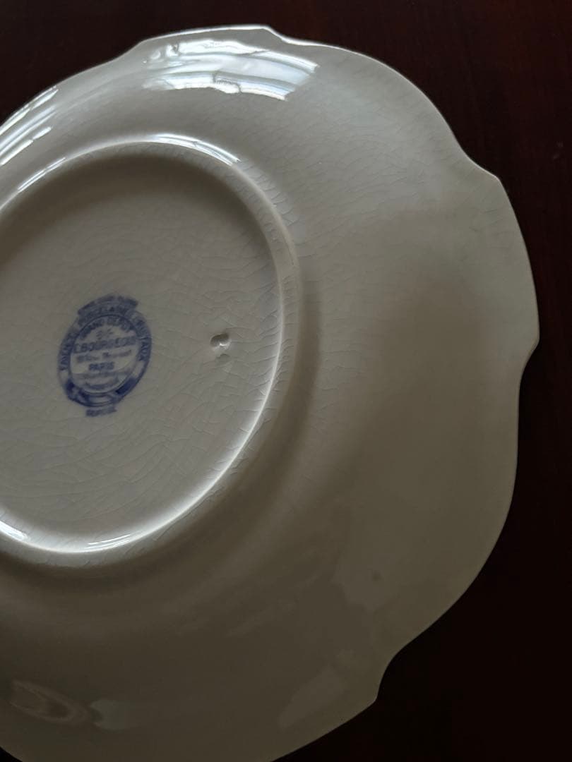 希少 エミールブルジョワ アンティークディナープレート 26cm 10角形