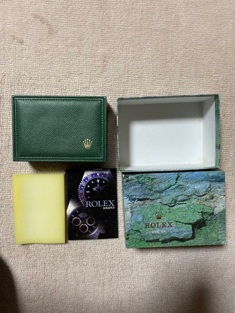 チ*認様 ★ ROLEX 時計用グリーンボックス ケース/ 空箱★