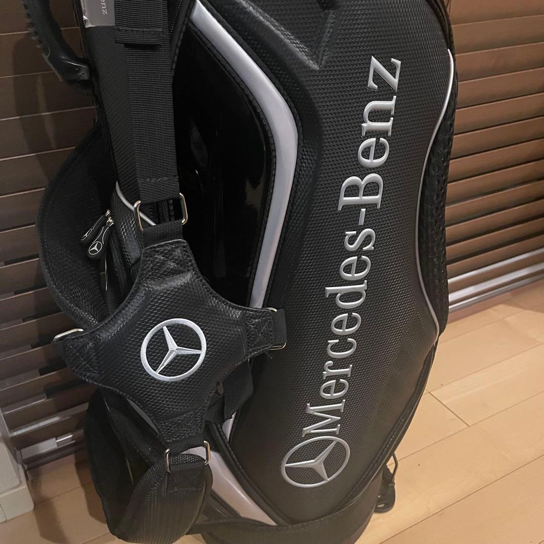 【希少品】 Mercedes Benz ベンツ キャディバッグ ゴルフバッグ 黒