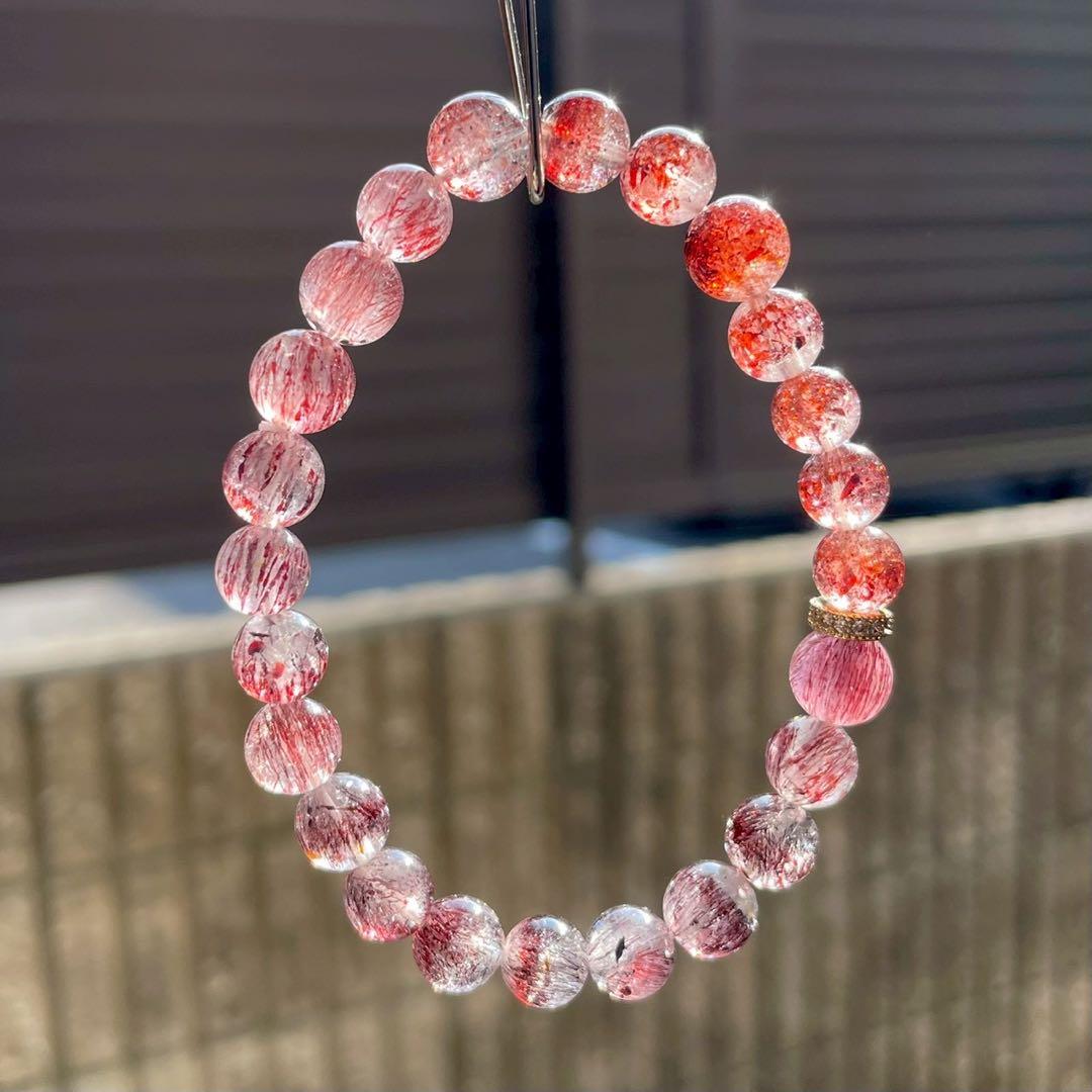 颯*い様 スーパーセブン　レピドクロサイト　ブレスレット