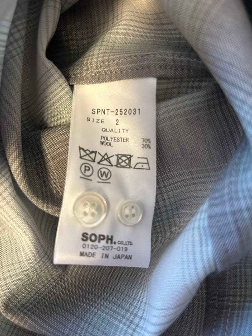 トップス HIGH-TWIST OMBRE CHECK SKIPPER SHIRT