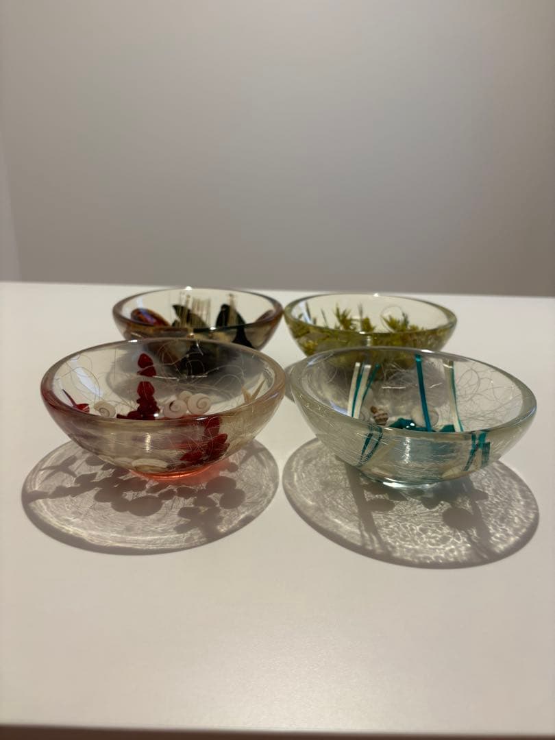 【新品】イタリア•キウラート(CHIURATO)アクリルボウル4点セット