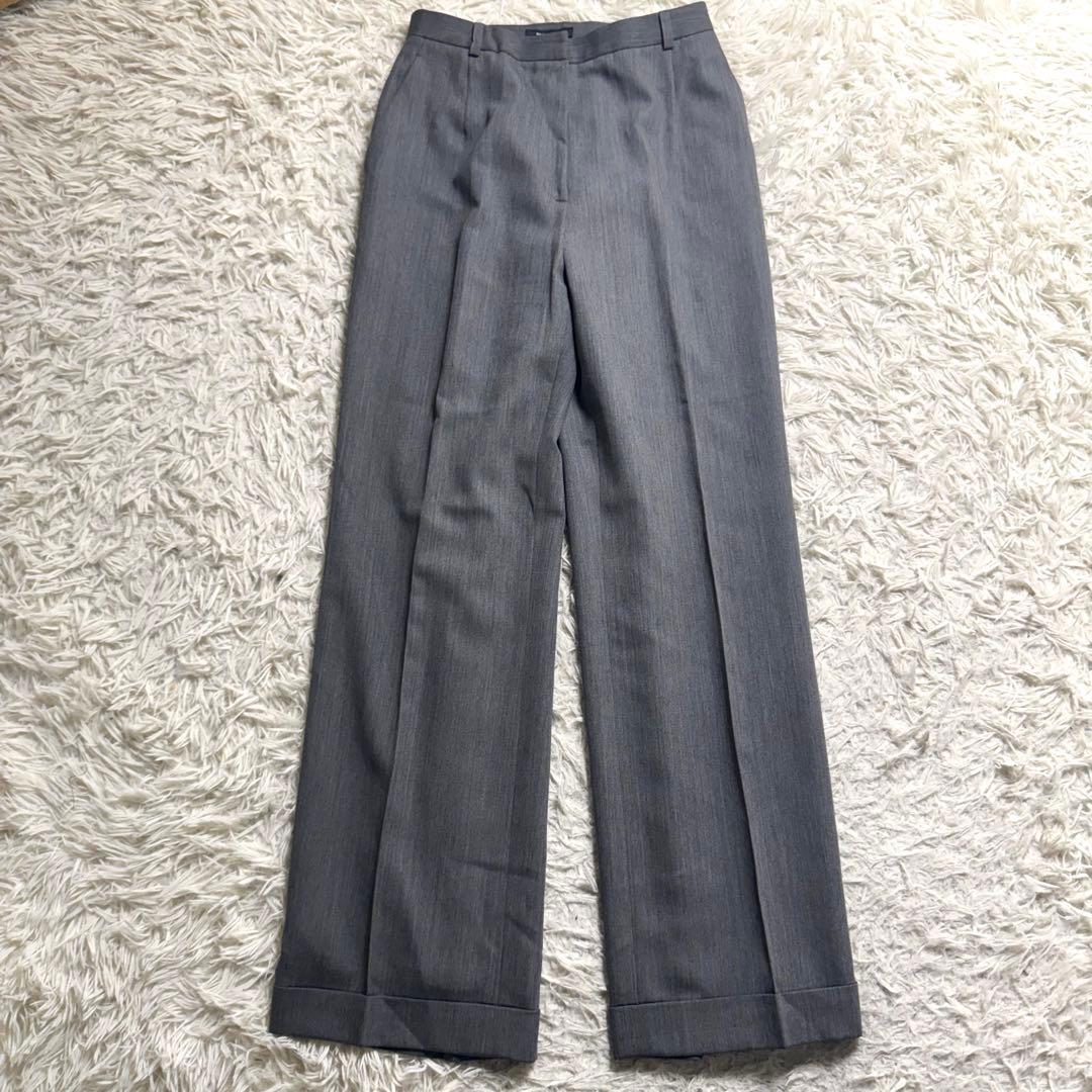 バーバリーロンドン パンツスーツ セットアップ テーラード 2B グレー M〜L