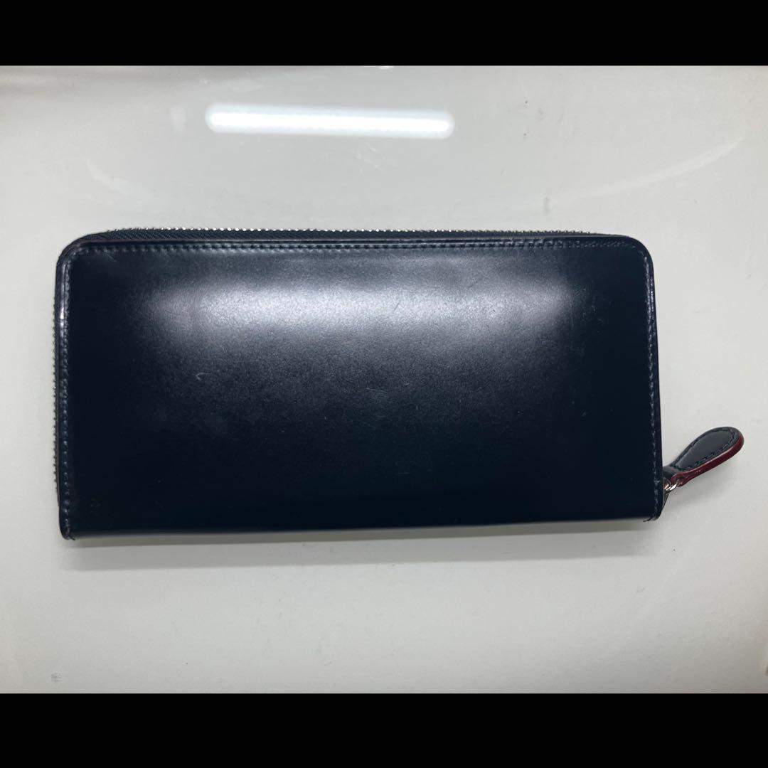 GANZO / CORDOVAN ラウンドファスナー長財布