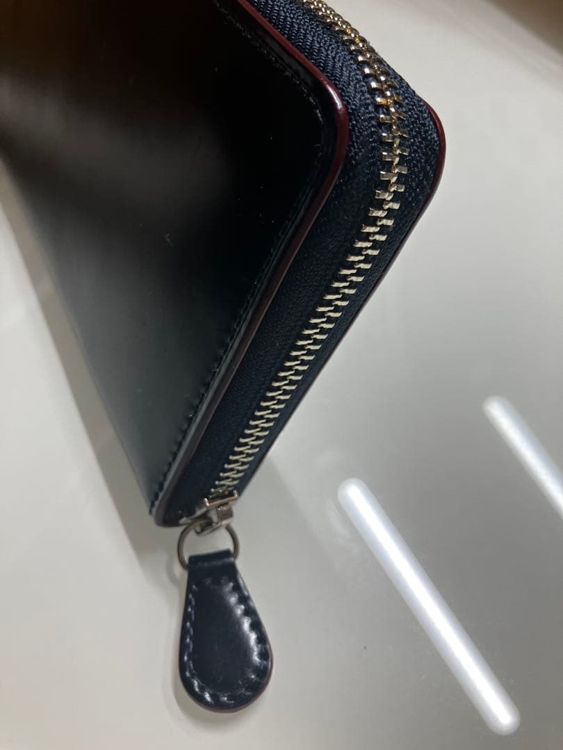 GANZO / CORDOVAN ラウンドファスナー長財布