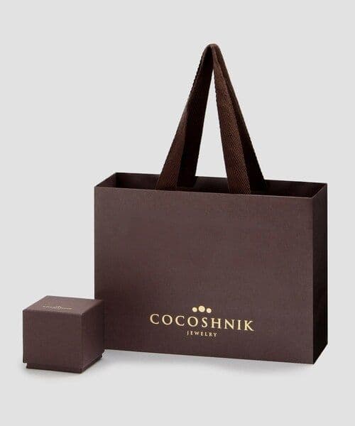 COCOSHNIK│K10ダイヤモンド ダイヤゴナルライン リング【超美品】