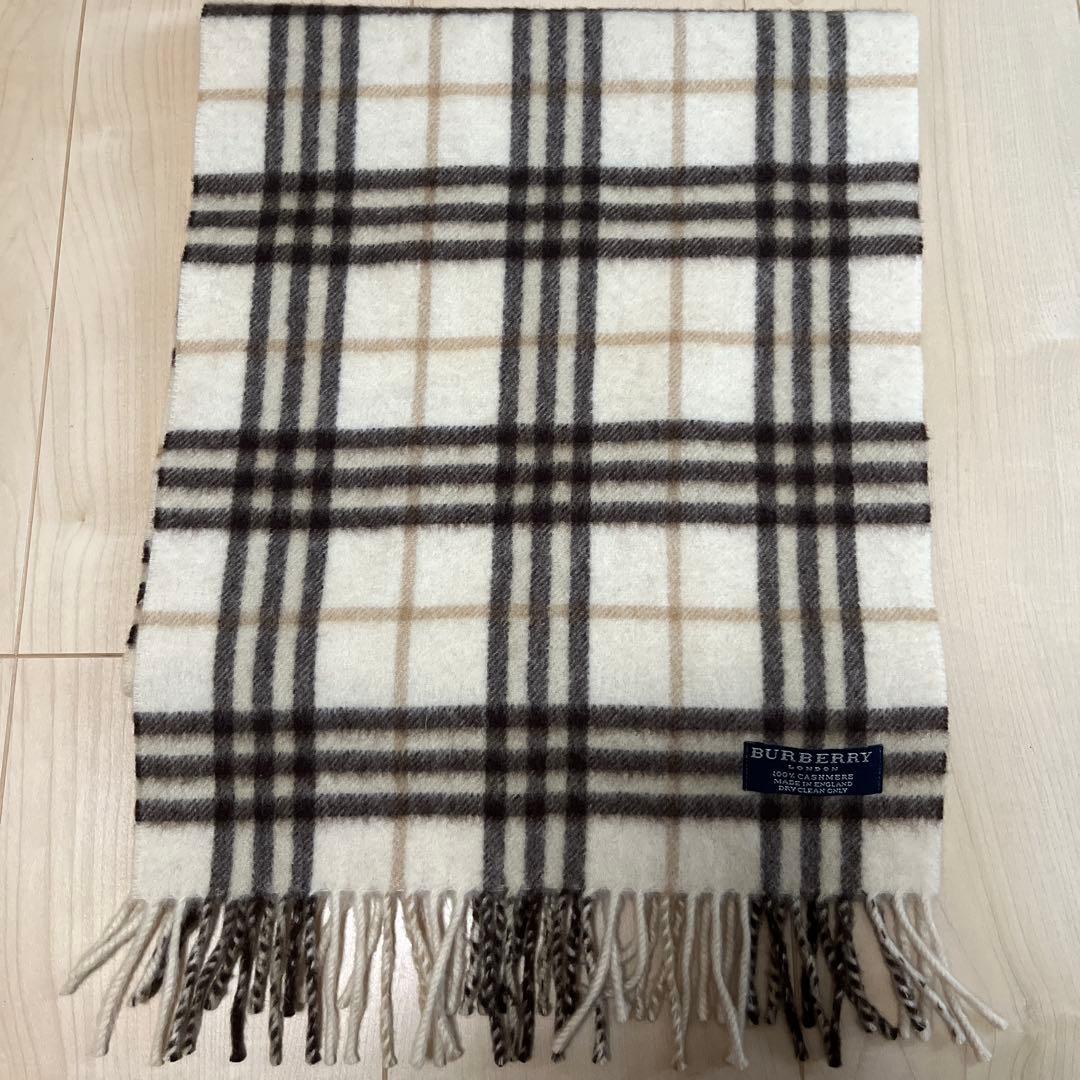 Burberrys バーバリー ロンドン マフラー カシミヤ100%