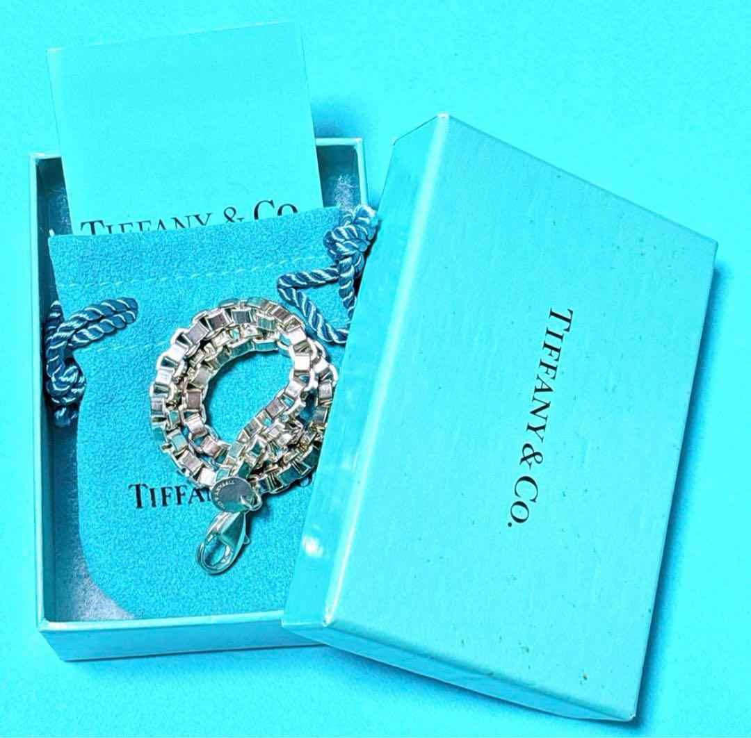【極美品】19cmTiffany ティファニー ベネチアン ブレスレット 925
