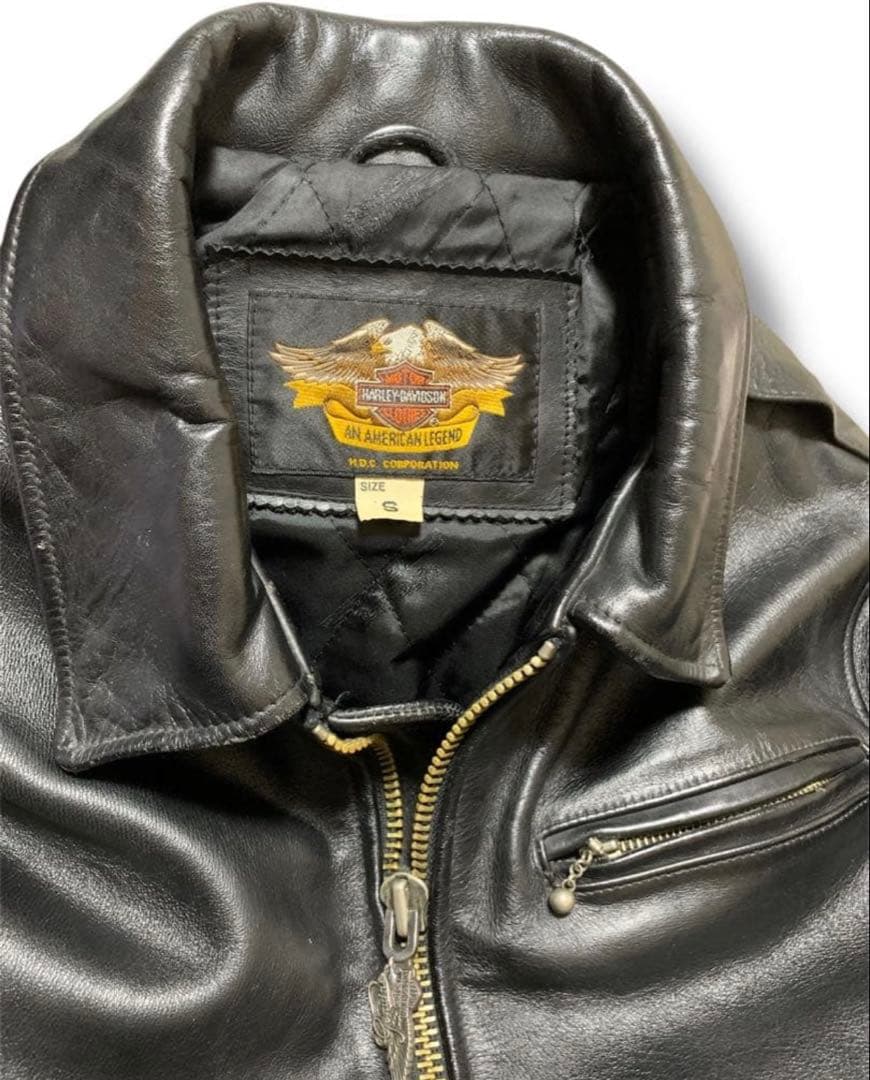 ハーレーダビッドソン レザージャケット トラッカージャケット S