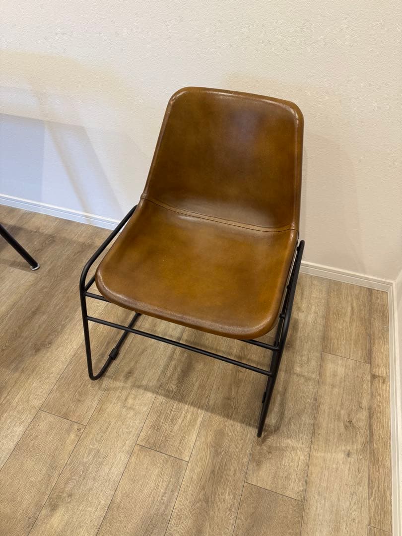 モモナチュラル　ダイニングチェア　ブラウン