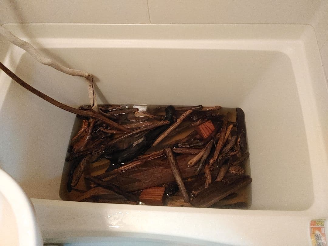 流木クリスマスツリー LEDライト付き