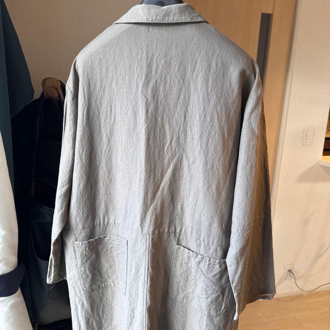 LENO ウールリネンオーバーオール