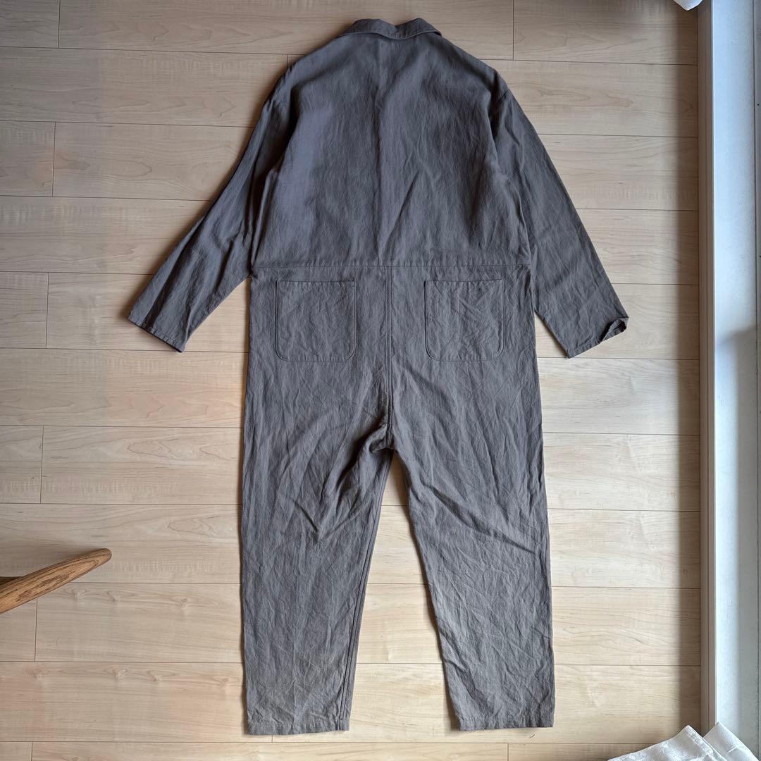 LENO ウールリネンオーバーオール