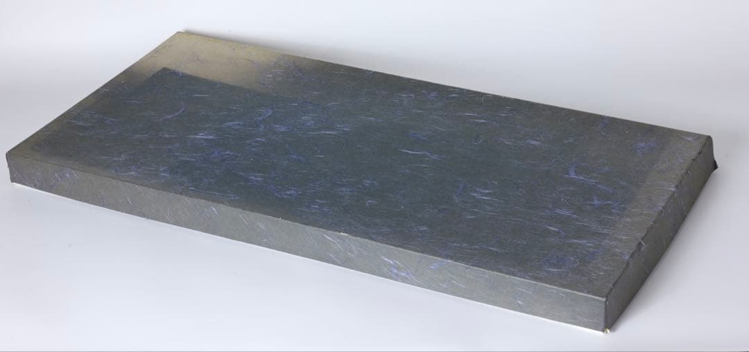 【極上漆芸】漆芸家 野澤寛 作 朱漆塗 瓢箪形 飾台 大型 花台 平台 箱栞付