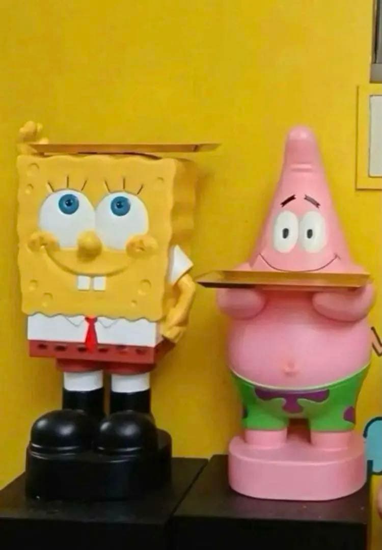 スポンジボブ パトリック君 2セット　特大インテリア フィギュア