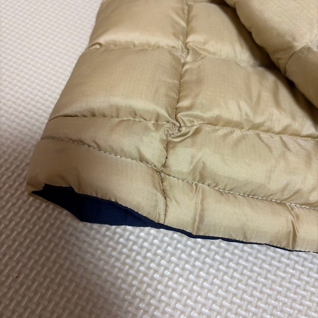 モンベル　コロラドパーカ　ダウンジャケット　M　ベージュ　ネイビー　紺