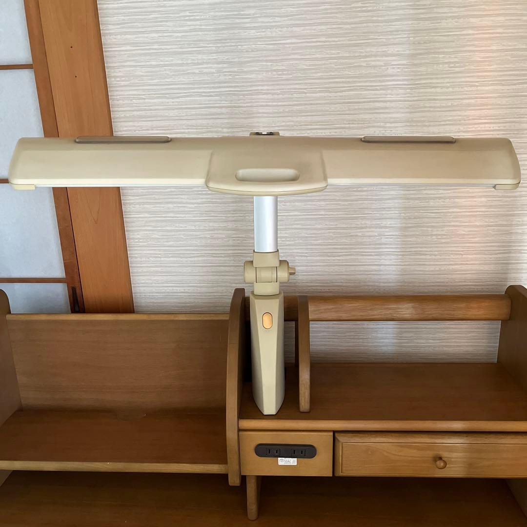 さるっち/カリモク　学習机　①机•本棚セット