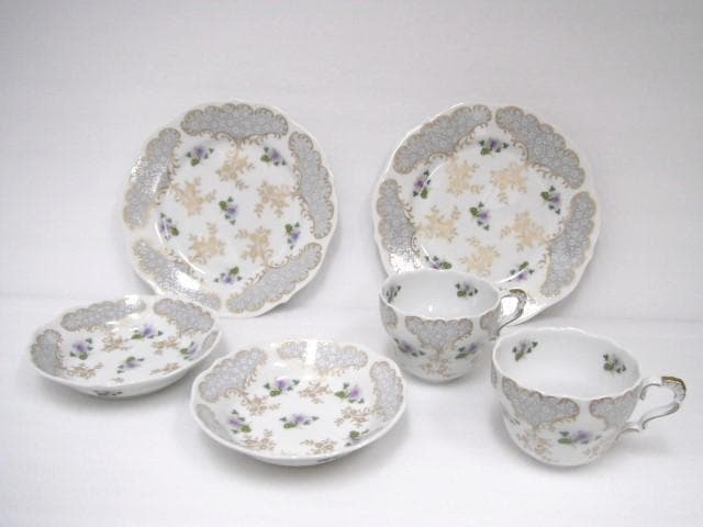 250/美品 リンドナー トリオ カップ＆ソーサー＆プレート トリオ ペアセット