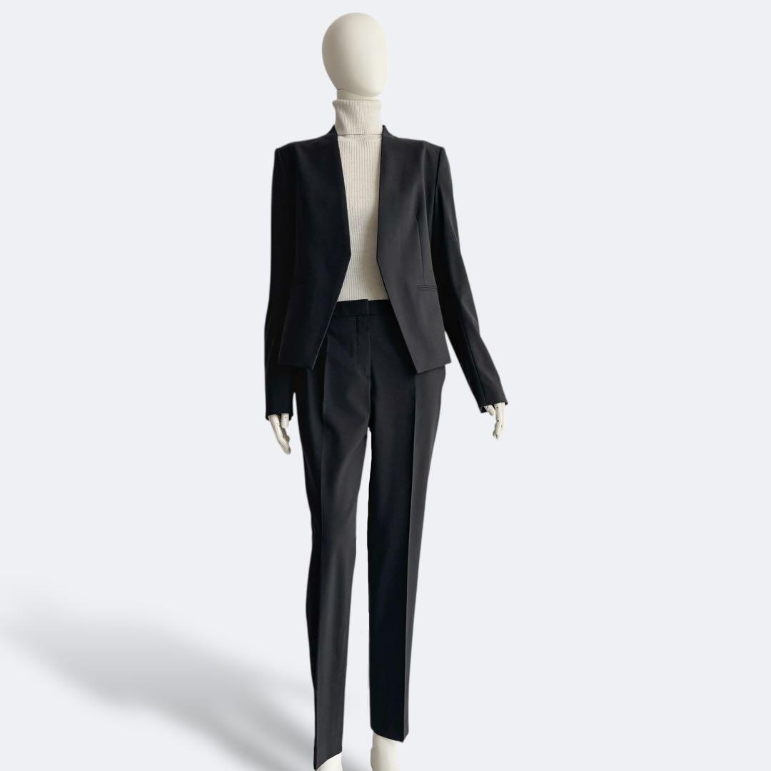 Theory セオリー パンツスーツ レディース ブラック セットアップ