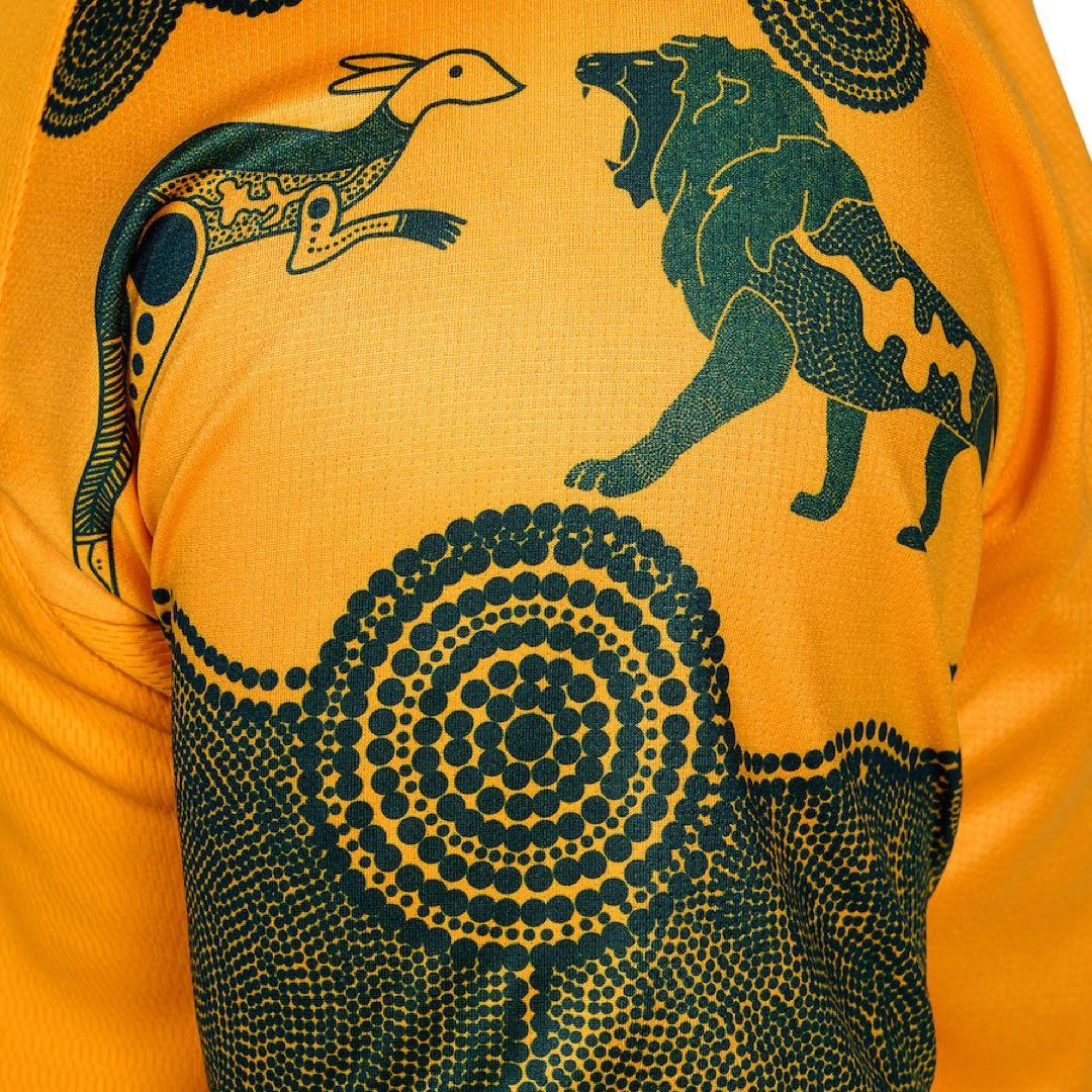 アシックス　オーストラリア代表 ワラビーズ　ライオンズツアーシャツ　L