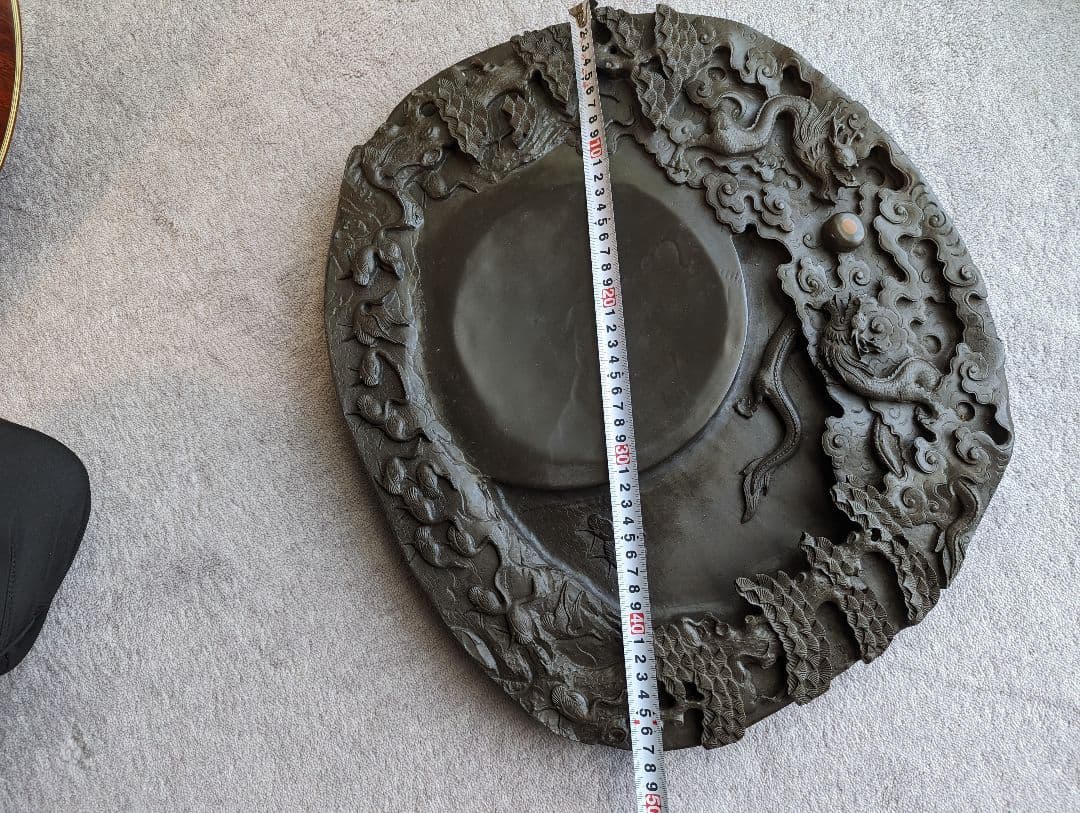 特大硯　中国骨董　書道具