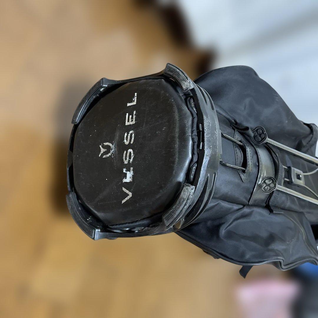 VESSEL ブラックゴルフバッグ