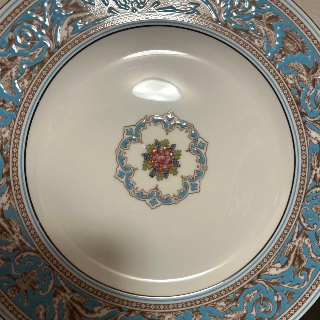 ウェッジウッド　フロレンティーン　ターコイズ　ディナープレート　27.5cm